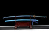 Handmade Spring Steel Full Tang Real Japanese Katana With Blue Lightning Style