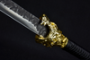 Handmade Stainless Steel Real Sword With Dragon Head