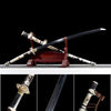 Handmade T10 Steel Full Tang Real Japanese Katana With Silver Gilding Sheath Clay Tempered