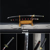 One Piece Roronoa Zoro Shusui Katana Sword Handmade Carbon Steel Anime Katana With Wood Sheath Wrapped Rope