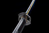 Handmade High Carbon Steel Full Tang Real Japanese Katana With With Blue Golden Edge