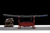 Handmade High Carbon Steel Full Tang Real Japanese Katana With Blue Wave Edge