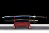 Handmade High Carbon Steel Full Tang Real Japanese Katana With Pink Cherry Black Sheath