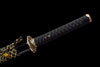 Handmade High Carbon Steel Full Tang Real Japanese Katana With Pink Cherry Black Sheath