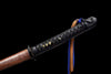 Handmade Manganese Steel Full Tang Real Japanese Katana With Pear Wood Sheath