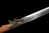 Handmade Manganese Steel Real Sword With Black Sheath