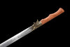 Handmade Manganese Steel Real Sword With Black Sheath