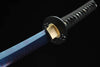 Handmade High Carbon Steel Full Tang Real Japanese Katana With Blue Edge