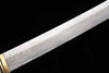 Handmade Damascus Steel Full Tang Real Japanese Katana With Cypress Sheath Clay Tempered