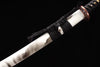 Handmade Spring Steel Full Tang Real Japanese Katana With White & Black Sheath