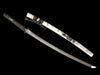 Handmade Damascus Steel Full Tang Real Japanese Katana With Warrior Portrait Sheath