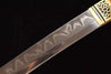 Handmade Damascus Steel Full Tang Real Japanese Katana With Warrior Portrait Sheath