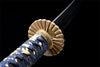 Handmade T10 Steel Full Tang Real Japanese Katana With Black Golden Sheath Clay Tempered