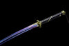 Handmade Manganese Steel Full Tang Real Japanese Katana With Blue Lightning Style