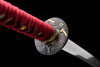 Handmade High Carbon Steel Full Tang Real Japanese Katana With Dragon Sheath Clay Tempered