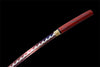 Handmade Spring Steel Full Tang Real Japanese Katana With Red Laser Flame