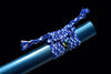 Handmade Spring Steel Full Tang Real Japanese Katana With Blue Lightning Style