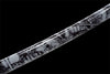 Handmade T10 Steel Full Tang Real Japanese Katana With Smoke Grey Sheath Clay Tempered