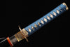 Handmade T10 Steel Full Tang Real Japanese Katana With Black Horn Sheath Clay Tempered