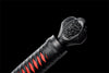 Handmade Spring Steel Full Tang Real Japanese Katana With Red Sheath