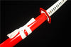 Kimetsu No Yaiba Engraved High Carbon Steel Red Sheath Anime Replicas