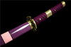 One Piece Kitetsu Katana Sword Handmade T10 Steel Devil Flame Pattern