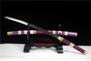 One Piece Kitetsu Katana Sword Handmade T10 Steel Devil Flame Pattern