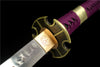 One Piece Kitetsu Katana Sword Handmade T10 Steel Devil Flame Pattern