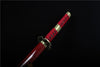 One Piece Roronoa Zoro Sandai Kitetsu Katana Handmade Carbon Steel Anime Katana With Sheath Wrapped Rope Red