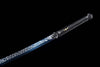 Handmade Spring Steel Full Tang Real Japanese Katana With Blue & White Line Style