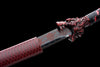 Handmade Manganese Steel Full Tang Real Japanese Katana With Black & Red Style