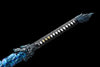 Handmade Manganese Steel Full Tang Real Japanese Katana With Blue Lightning Style