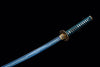 Handmade Spring Steel Full Tang Real Japanese Katana With Blue Lightning Style