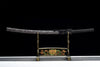 Handmade High Manganese Steel Full Tang Real Japanese Katana With Hieroglyphic Leather Sheath Clay Tempered