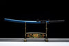 Handmade High Manganese Steel Full Tang Real Japanese Katana With Blue Edge Clay Tempered