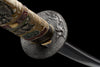 Handmade High Carbon Steel Full Tang Real Japanese Katana With Baked Blue Edge