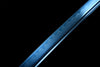 Handmade High Manganese Steel Full Tang Real Japanese Katana With Blue Edge Clay Tempered