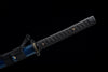 Handmade High Manganese Steel Full Tang Real Japanese Katana With Blue Edge Clay Tempered